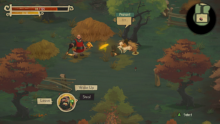 Скриншот из игры Yaga