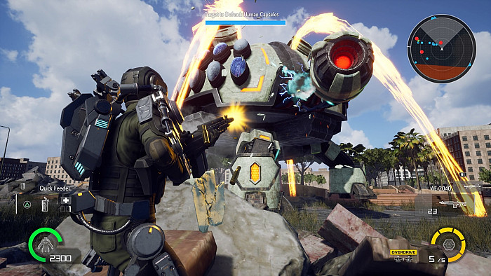 Скриншот из игры Earth Defense Force: Iron Rain