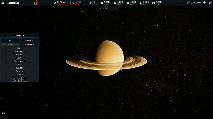 Скриншот из игры Space Company Simulator
