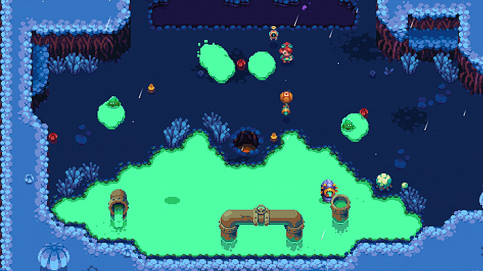 Скриншот из игры Sparklite