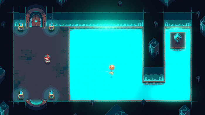 Скриншот из игры Sparklite