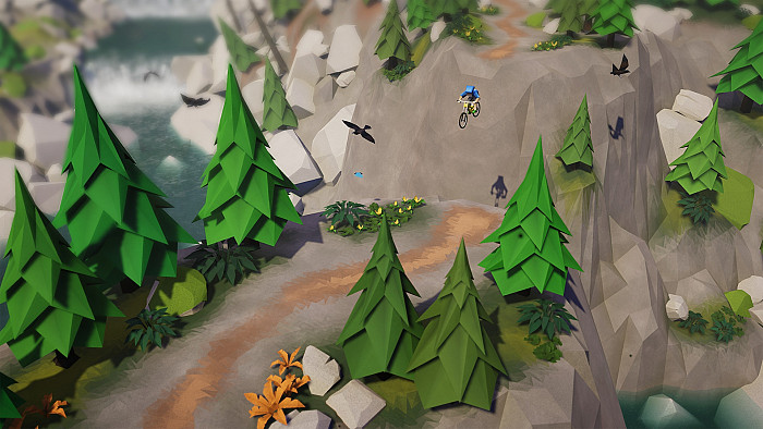 Скриншот из игры Lonely Mountains: Downhill