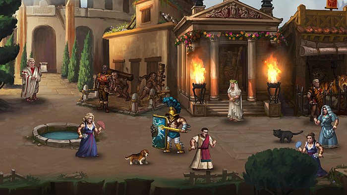 Скриншот из игры Story of a Gladiator