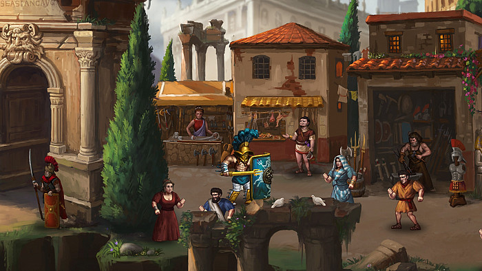 Скриншот из игры Story of a Gladiator