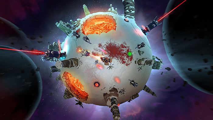 Скриншот из игры Battle Planet: Judgement Day