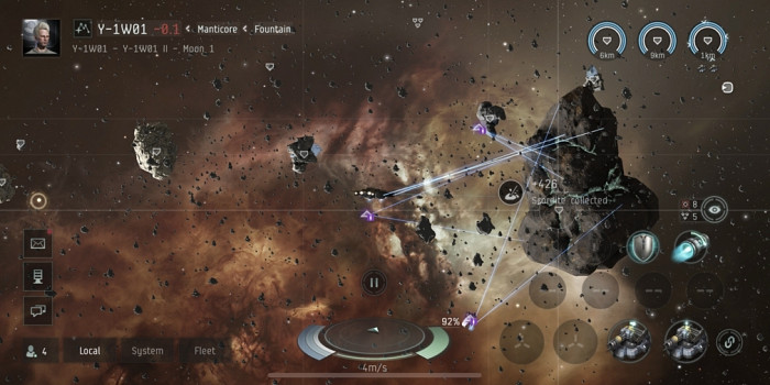 Скриншот из игры EVE Echoes