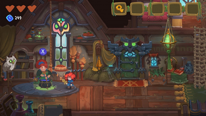 Скриншот из игры Potata: fairy flower