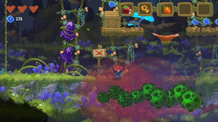 Скриншот из игры Potata: fairy flower