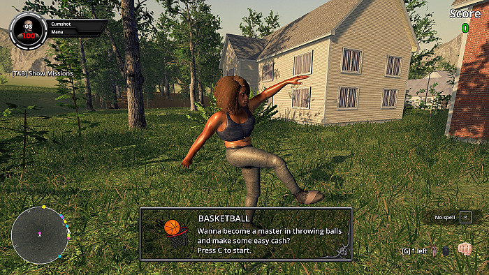 Скриншот из игры Wanking Simulator