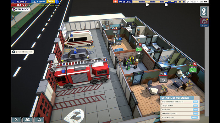 Скриншот из игры Rescue HQ - The Tycoon