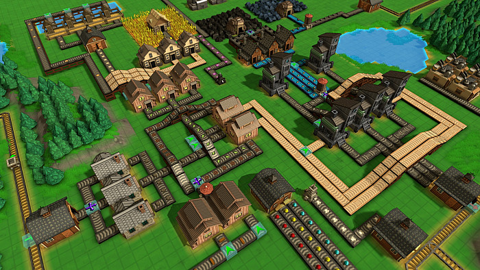 Скриншот из игры Factory Town