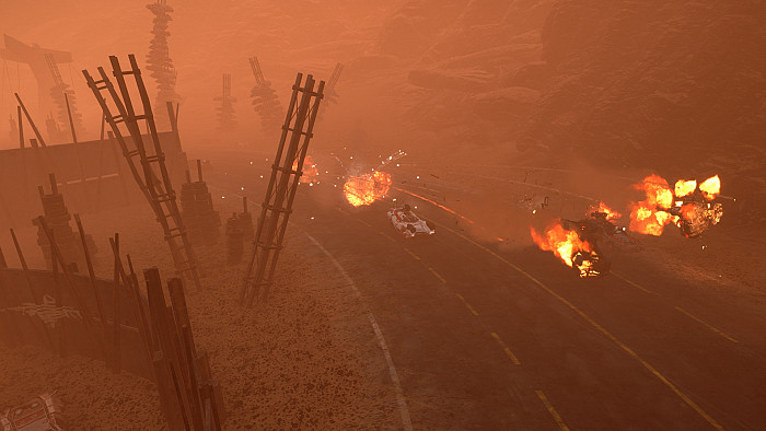 Скриншот из игры Dark Future: Blood Red States