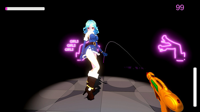 Скриншот из игры Wet Girl