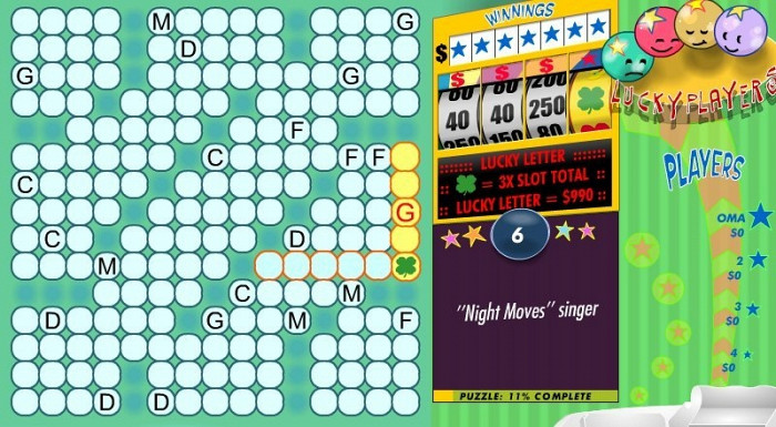 Скриншот из игры Pat Sajak's Lucky Letters Deluxe