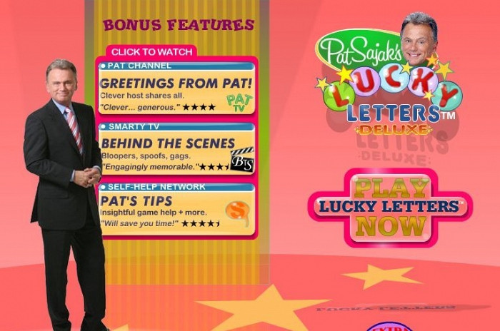 Обложка для игры Pat Sajak's Lucky Letters Deluxe