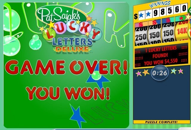 Скриншот из игры Pat Sajak's Lucky Letters Deluxe