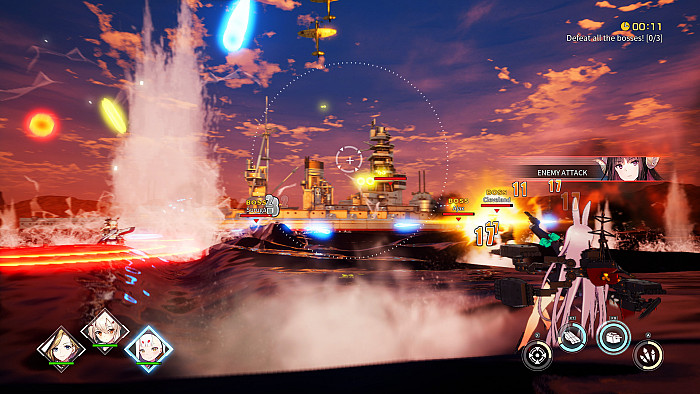 Скриншот из игры Azur Lane: Crosswave