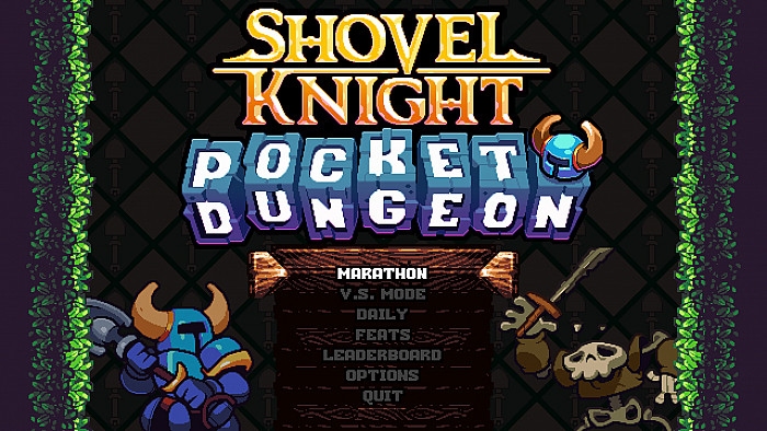 Скриншот из игры Shovel Knight: Pocket Dungeon