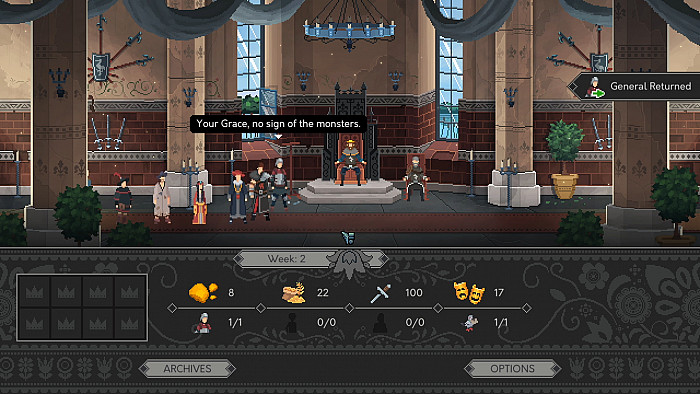 Скриншот из игры Yes, Your Grace