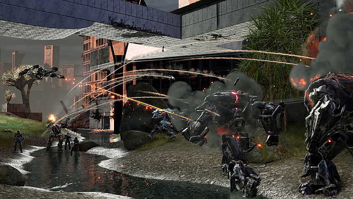 Скриншот из игры Disintegration