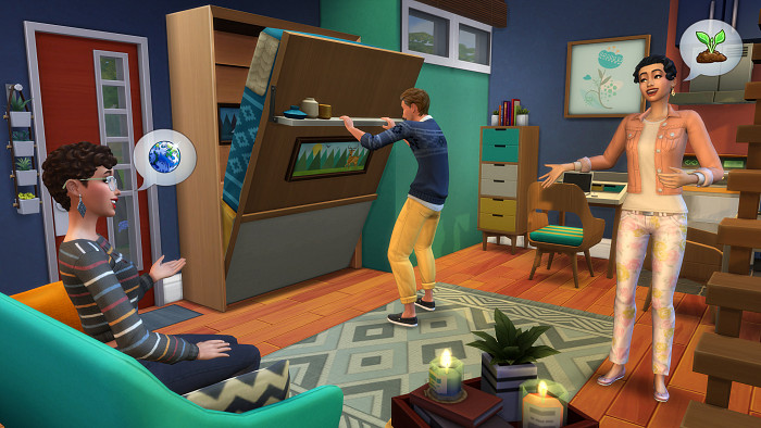 Скриншот из игры The Sims 4: Tiny Living