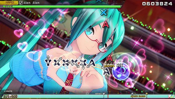 Скриншот из игры Hatsune Miku: Project DIVA Mega Mix