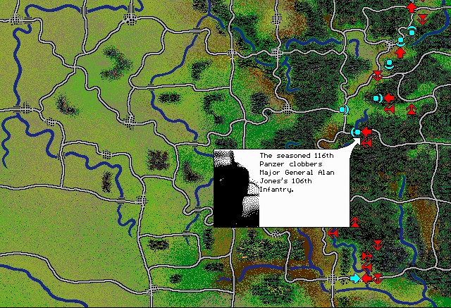 Скриншот из игры Patton Strikes Back: The Battle of the Bulge