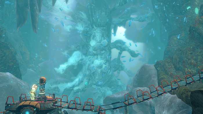 Скриншот из игры Shinsekai: Into the Depths