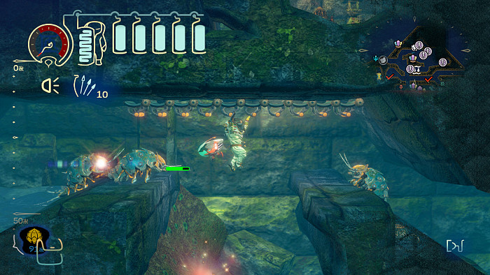 Скриншот из игры Shinsekai: Into the Depths