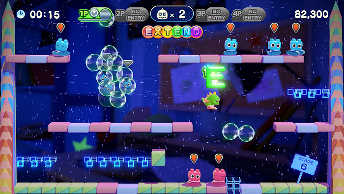 Скриншот из игры Bubble Bobble 4 Friends