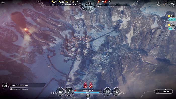 Скриншот из игры Frostpunk: On the Edge