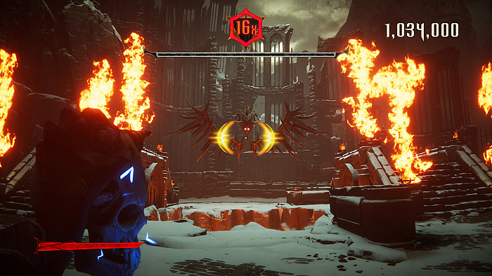 Скриншот из игры Metal: Hellsinger