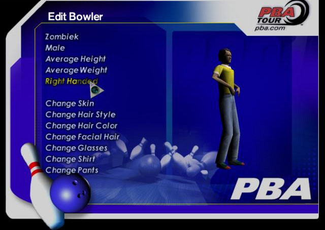 Скриншот из игры PBA Tour Bowling 2001