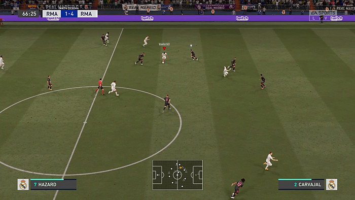 Скриншот из игры FIFA 21