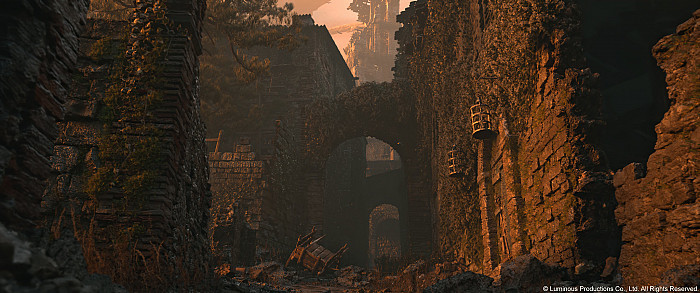 Скриншот из игры Forspoken