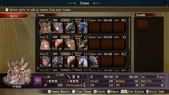 Скриншот из игры Brigandine: The Legend of Runersia