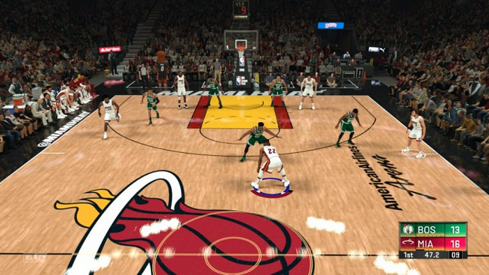 Скриншот из игры NBA 2K21