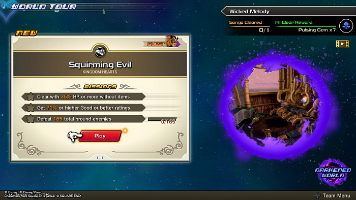 Скриншот из игры Kingdom Hearts: Melody of Memory