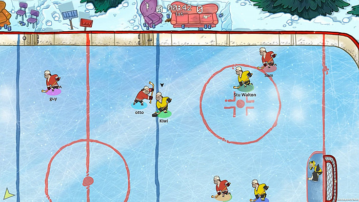 Скриншот из игры Hoser Hockey