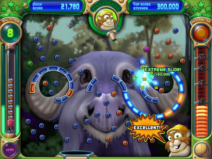 Скриншот из игры Peggle