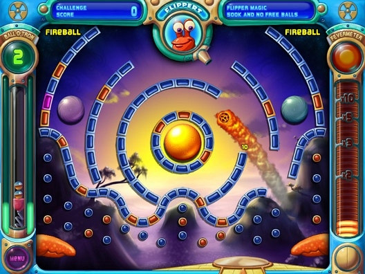 Скриншот из игры Peggle Nights