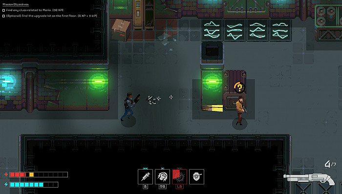 Скриншот из игры Disjunction