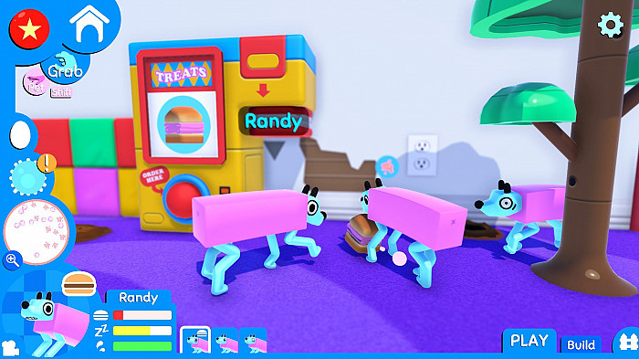 Скриншот из игры Wobbledogs