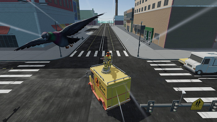 Скриншот из игры Pigeon Simulator