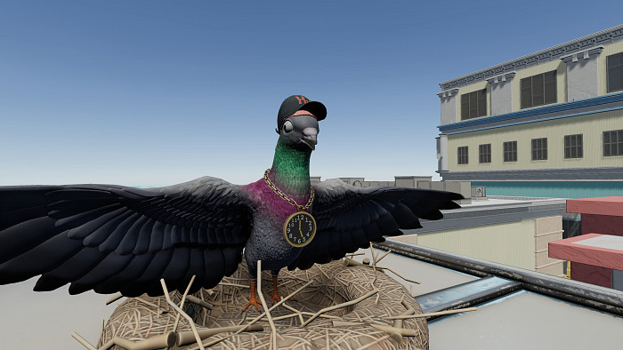 Скриншот из игры Pigeon Simulator