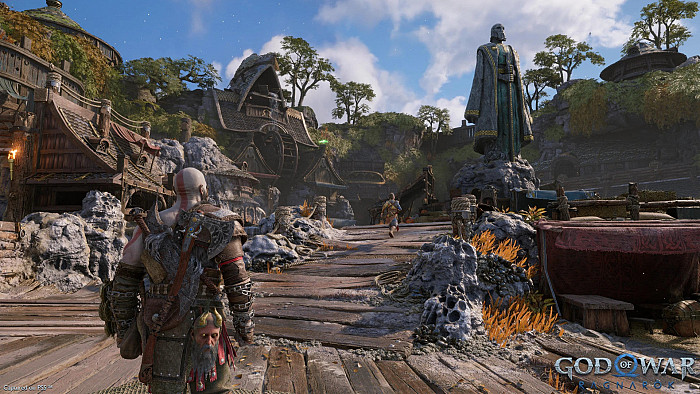 Скриншот из игры God of War: Ragnarok