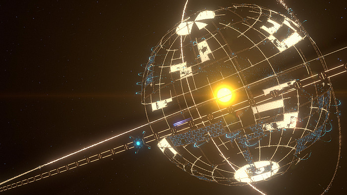Скриншот из игры Dyson Sphere Program