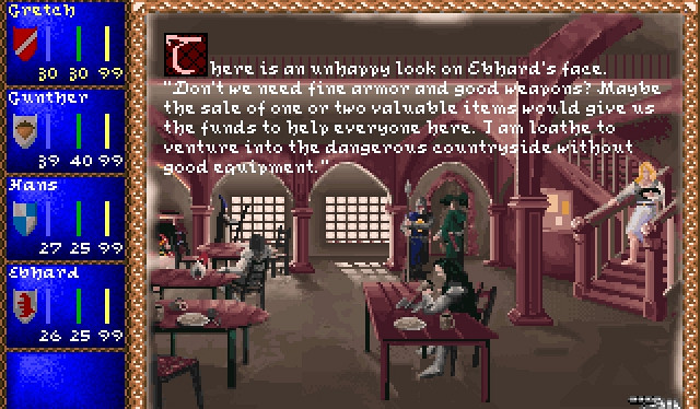 Скриншот из игры Darklands