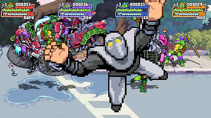 Скриншот из игры Teenage Mutant Ninja Turtles: Shredder's Revenge