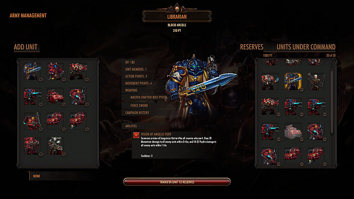 Скриншот из игры Warhammer 40,000: Battlesector
